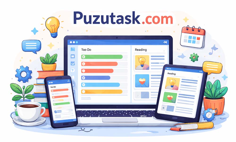 Puzutask com