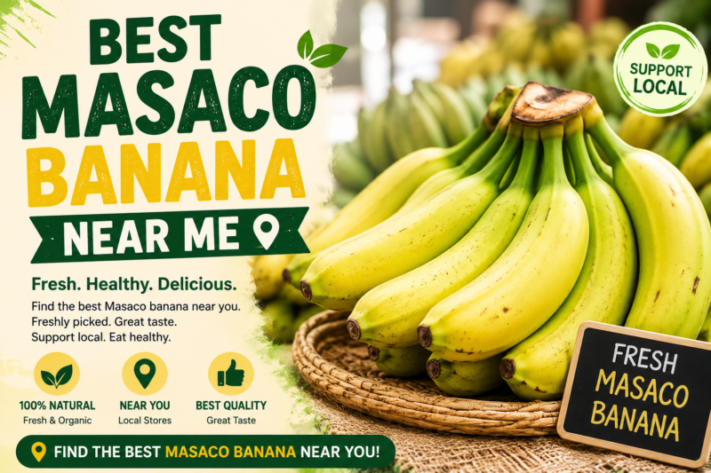 Best Masaco Banana Near Me: Where to Find Fresh and Delicious Options