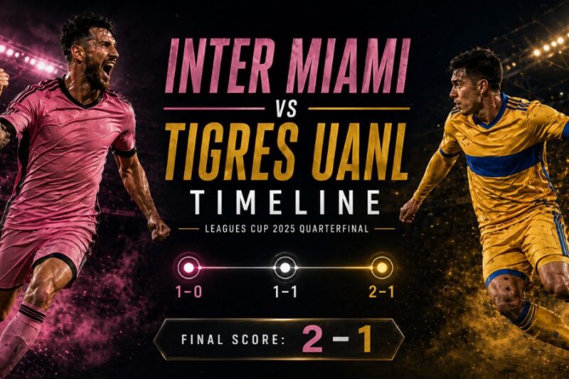 Inter Miami vs Tigres UANL Timeline: Key Moments and Match Highlights
